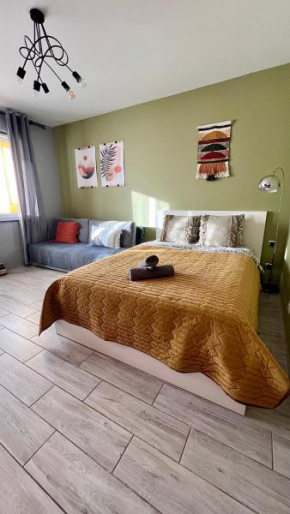 Roztocka studio, free parking, AC, 1 tram to the city & National Stadion